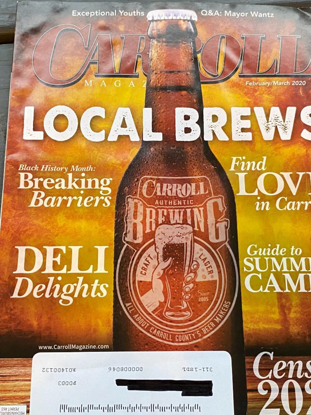 Carroll Magazine February/March 2020 Issue: Local Brews